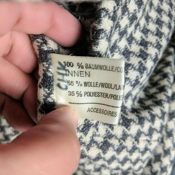 Vintage Louis Feraud Gray Herringbone Trench Coat - Picture 10 of 10